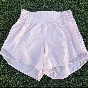 Lululemon Hotty Hot Shorts Baby Pink